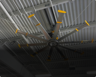 Промышленные потолочные вентиляторы - статья | Вентпром в Москве