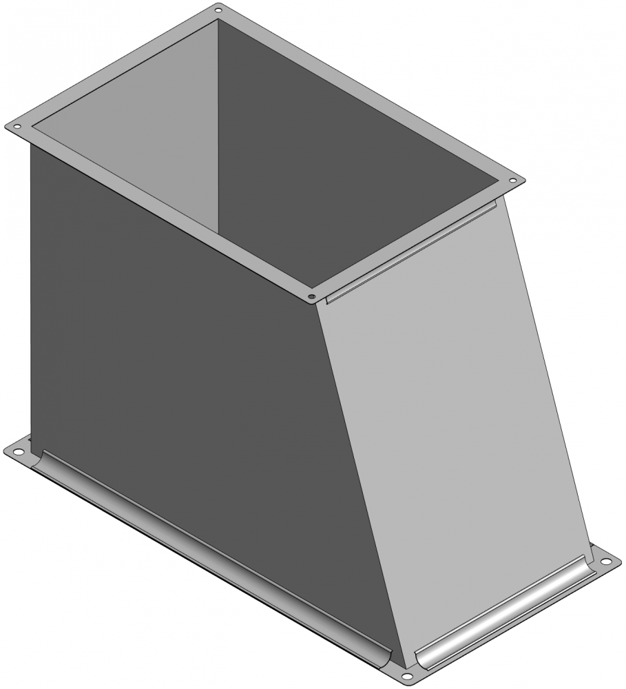 Переходы прямоугольного сечения